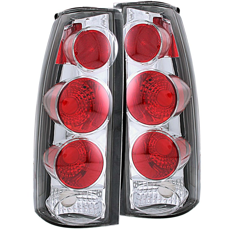 ANZO 1999-2000 Cadillac Escalade Taillights Chrome 3D Style thumbnail 5
