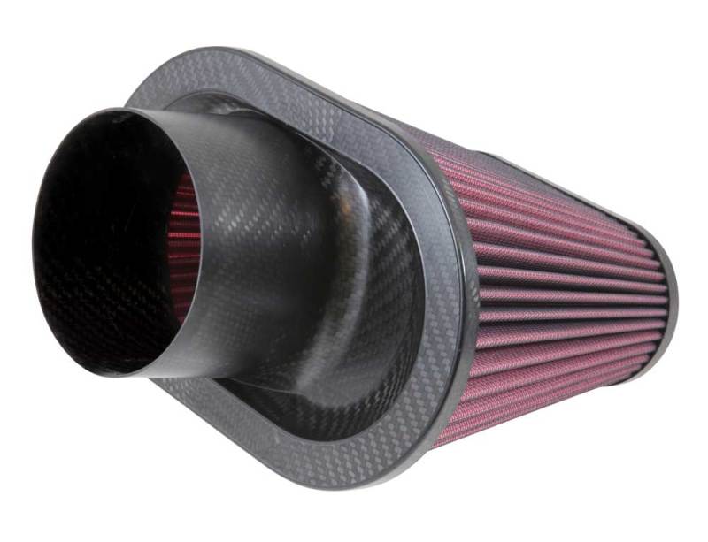 K&N Universal Air Filter 3 11/16in Flange x 8 3/4 x 5 1/2in Base x 6 3/8 x 3 3/16in Top x 7in Height thumbnail 6