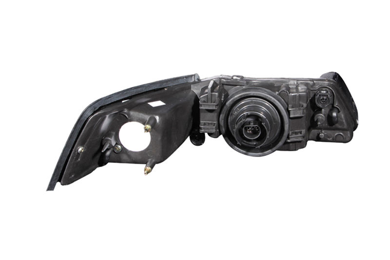 ANZO 1999-2004 Ford Mustang Crystal Headlights Black thumbnail 6