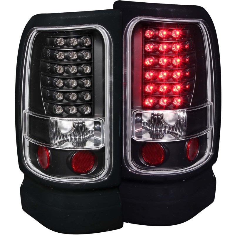 ANZO 1994-2001 Dodge Ram LED Taillights Black thumbnail 5