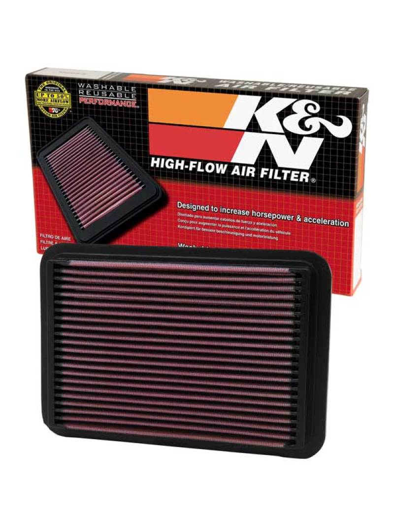 K&N 89-95 Toyota PickUp 2.4L / 95-04 Tacoma 2.4/2.7L Drop In Air Filter thumbnail 7