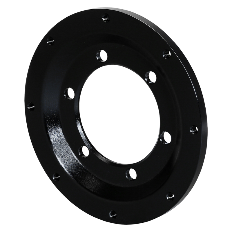 Wilwood Import Built Shelby CSX6000 6in x 4.25in - 8in x 7in Rear Rotor Adapter - Black - 2 Pack
