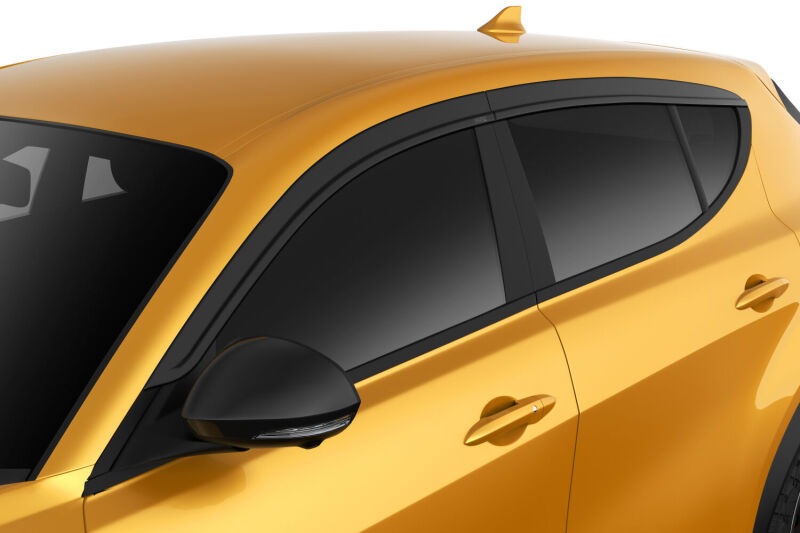 Low Profile Ventvisor Deflector; Smoke; Outside Mount; 4 pc.