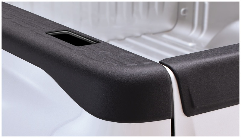 Bushwacker 07-13 GMC Sierra 1500 Fleetside Bed Rail Caps 78.7in Bed - Black thumbnail 3