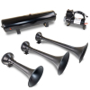 Kleinn Triple Black Horn Kit w/150 PSI Waterproof 3.0 gal Air Tank thumbnail 5