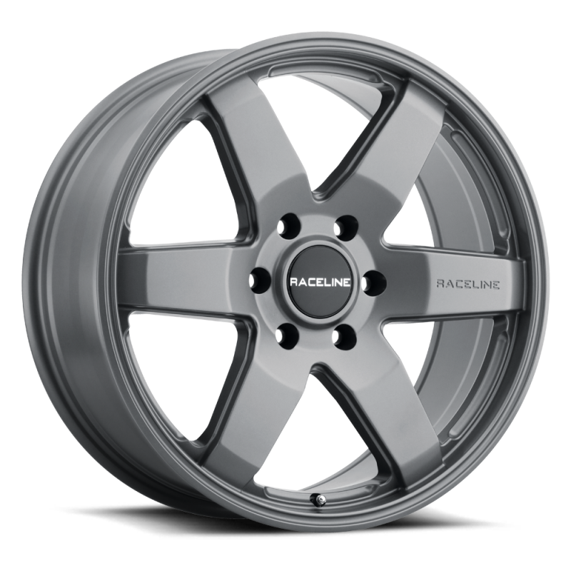 Raceline 942GS Addict 18x8in / 6x120 BP / 35mm Offset / 67.1mm Bore - Greystone Wheel thumbnail 4