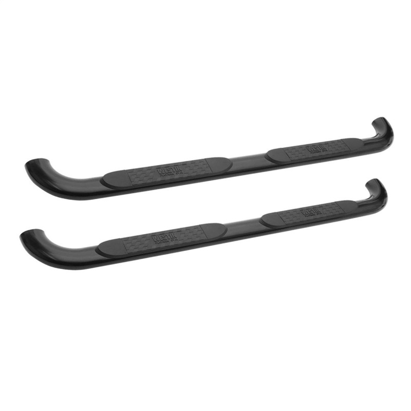 Westin 2003-2013 Chevrolet/GMC Avalanche 1500 w/out cladding Platinum 4 Oval Nerf Step Bars - Bla...