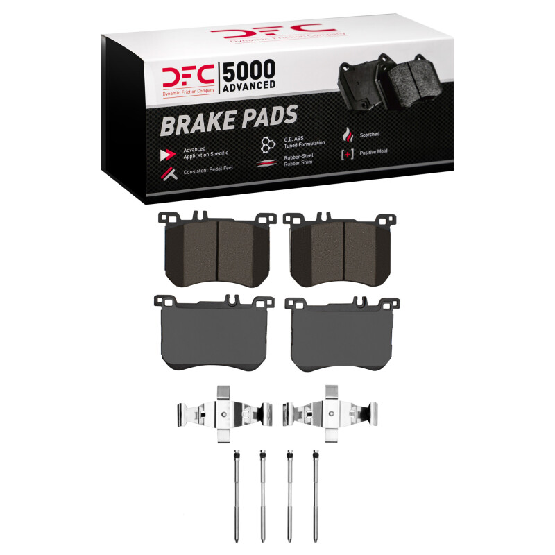 DFC 5000 Advanced Pads - Low-Metallic and Hardware Kit