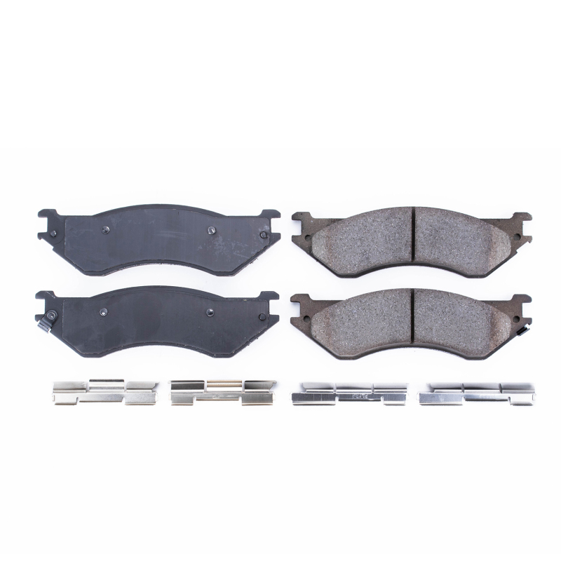 Power Stop 01-08 Dodge Ram 2500 Rear Z17 Evolution Ceramic Brake Pads w/Hardware thumbnail 7