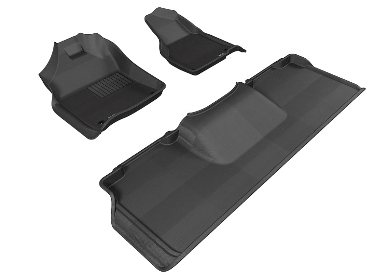 3D MAXpider 12-18 Dodge Ram 2500 / 3500 MEGA Cab Kagu Black Full Set (2 EYELETS) thumbnail 2