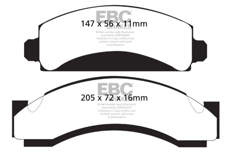 EBC Greenstuff Brake Pad Sets