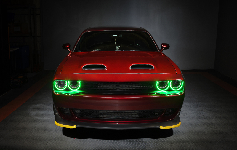 Oracle Dodge Challenger 15-21 LED Waterproof Halo Kit - ColorSHIFT w/ Simple Controller