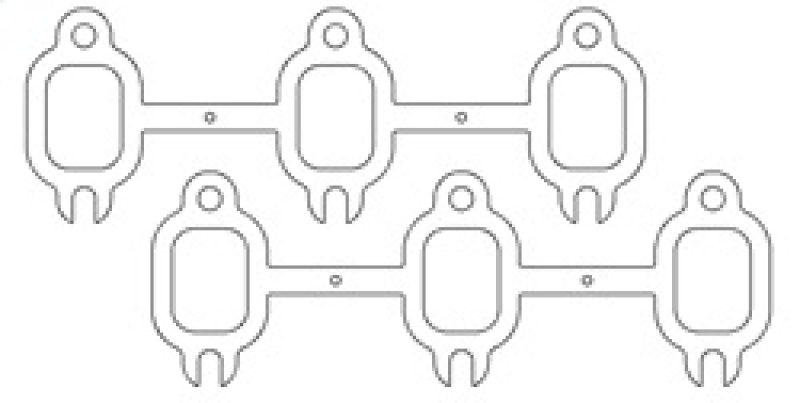 Cometic Dodge Cummins 5.9L 12v .040in MLS 3 Port Exhaust Gaskets thumbnail 5