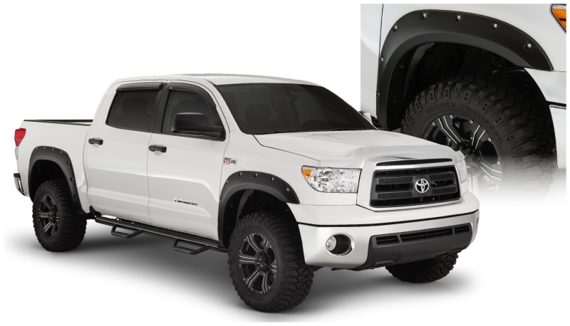 Bushwacker 07-13 Toyota Tundra Fleetside Pocket Style Flares 4pc 97.6/78.7/66.7in Bed - Black thumbnail 3