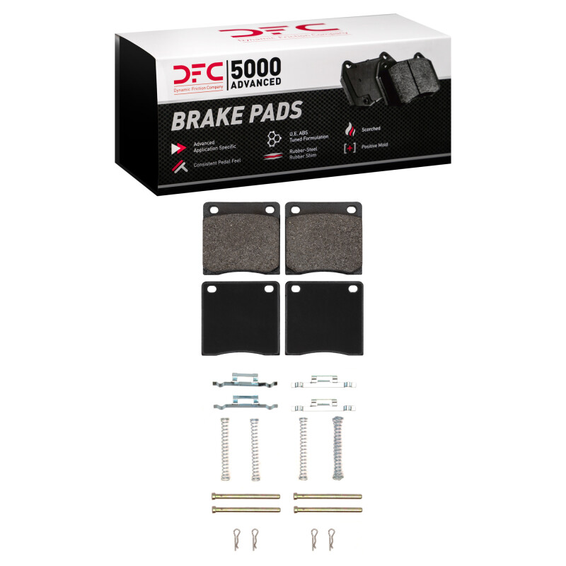 DFC 5000 Advanced Pads - Semi-Metallic and Hardware Kit