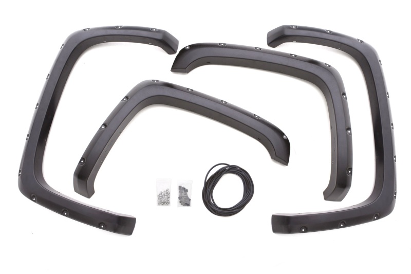 Lund 99-07 Chevy Silverado 1500 RX-Rivet Style Textured Elite Series Fender Flares - Black (4 Pc.) thumbnail 5