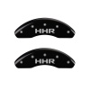 MGP Front set 2 Caliper Covers Engraved Front HHR Black finish silver ch thumbnail 7