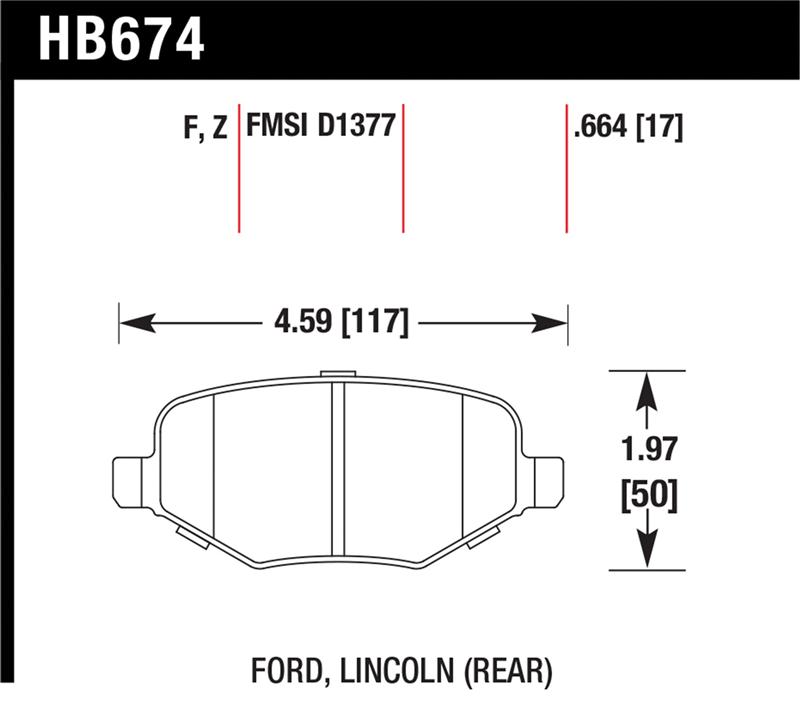 HAWK HPS Brake Pad Sets