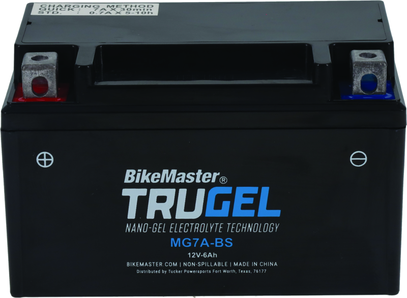 BikeMaster TruGel Battery - MG7A-BS