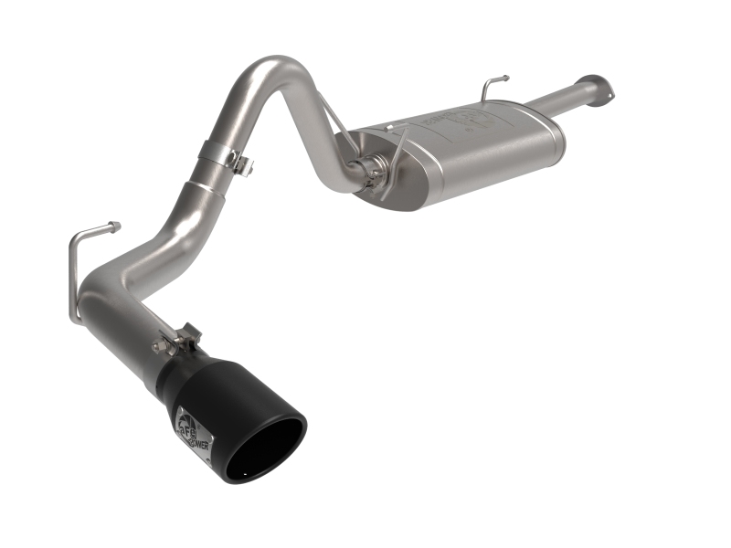 aFe 16-22 Toyota Tacoma Apollo GT Series 2.5in. - 3in. 409 SS Cat-Back Exhaust System w/ Black Tip thumbnail 2