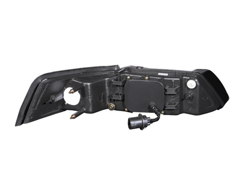 ANZO 1999-2004 Ford Mustang Projector Headlights Chrome thumbnail 6