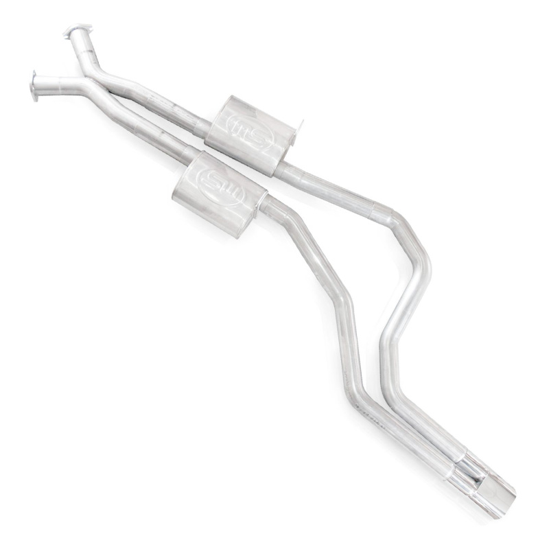 Stainless Works 2004 GTO 3in Catback Chambered Mufflers X-Pipe Slash Cut Tips thumbnail 8