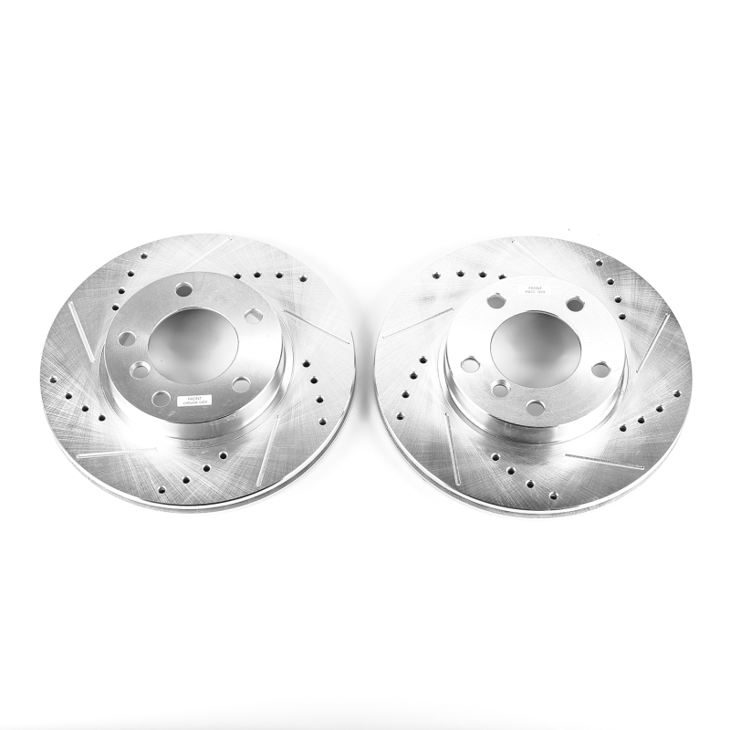 Power Stop 92-98 BMW 318i Front Evolution Drilled & Slotted Rotors - Pair thumbnail 2