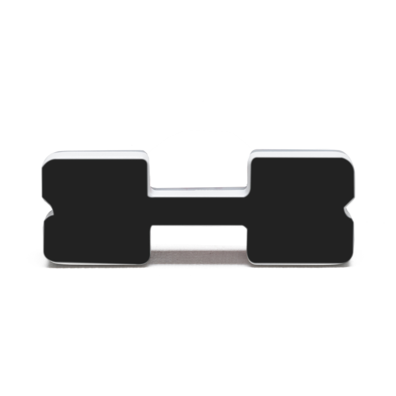ORACLE Lighting Universal Illuminated LED Letter Badges - Matte Blk Surface Finish - X thumbnail 9