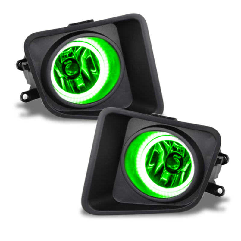 Oracle 14-18 Toyota Tundra LED Fog Light Halo Kit - Green thumbnail 3