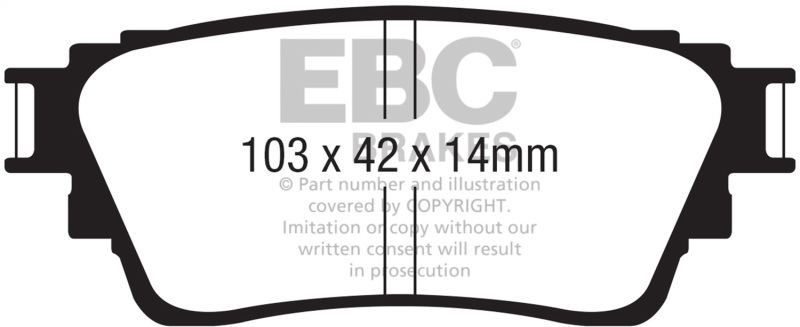EBC S5 Brake Pad and Rotor Kit (1x ebcGD7670, 1x ebcDP42376R) thumbnail 8