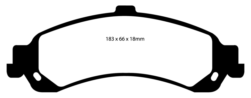 EBC S13 Brake Pad and Rotor Kit (1x ebcDP41635R, 1x ebcRK7374) thumbnail 6