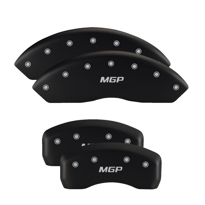 MGP 4 Caliper Covers Engraved Front & Rear MGP Red finish silver ch thumbnail 7