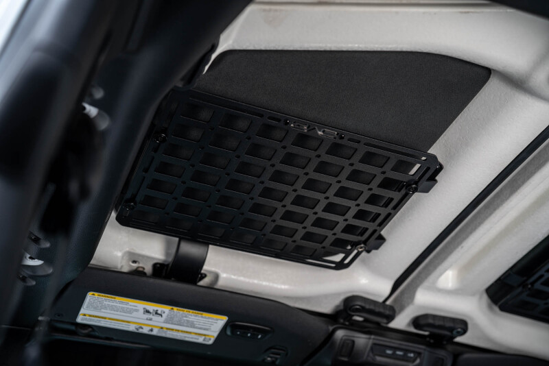 DV8 Offroad 2018-2025 Jeep Wrangler JL Roof Mount for 15In x 12In Molle Panel thumbnail 5