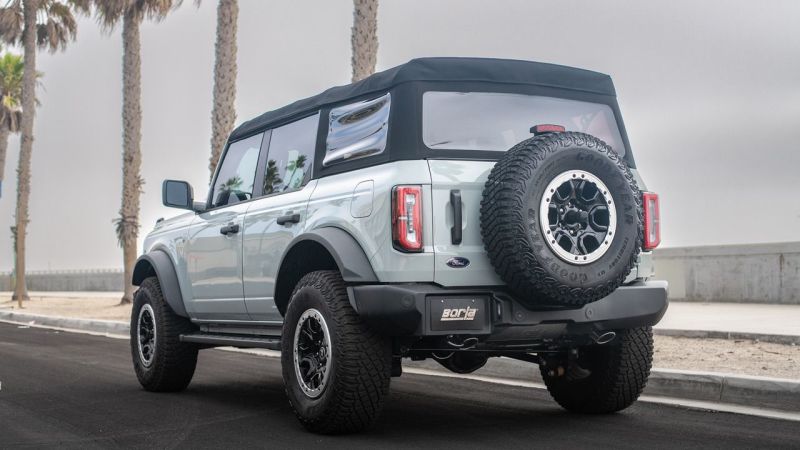 Borla 21-22 Ford Bronco 2.3L 4WD S-Type Axle Back Exhaust w/ Bright Chrome Tips thumbnail 6
