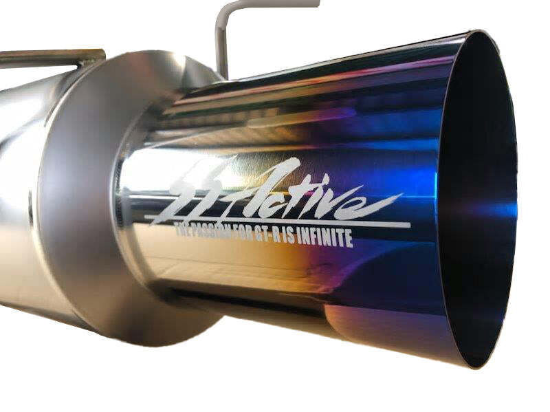 GReddy Garage 89-94 Nissan Skyline GT-R Ti Exhaust R32 w/ 90mm Main & 130mm Tip thumbnail 4