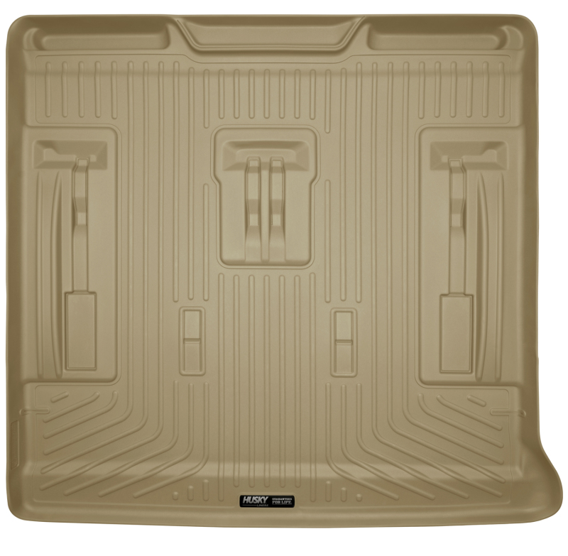 Husky Liners 07-13 GM Escalade/Suburban/Yukon WeatherBeater Tan Rear Cargo Liners thumbnail 7