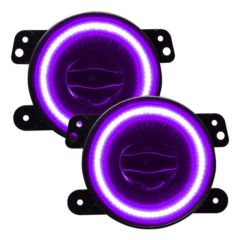 Oracle Jeep Wrangler JK/JL/JT High Performance W LED Fog Lights - ColorSHIFT - Dynamic thumbnail 9