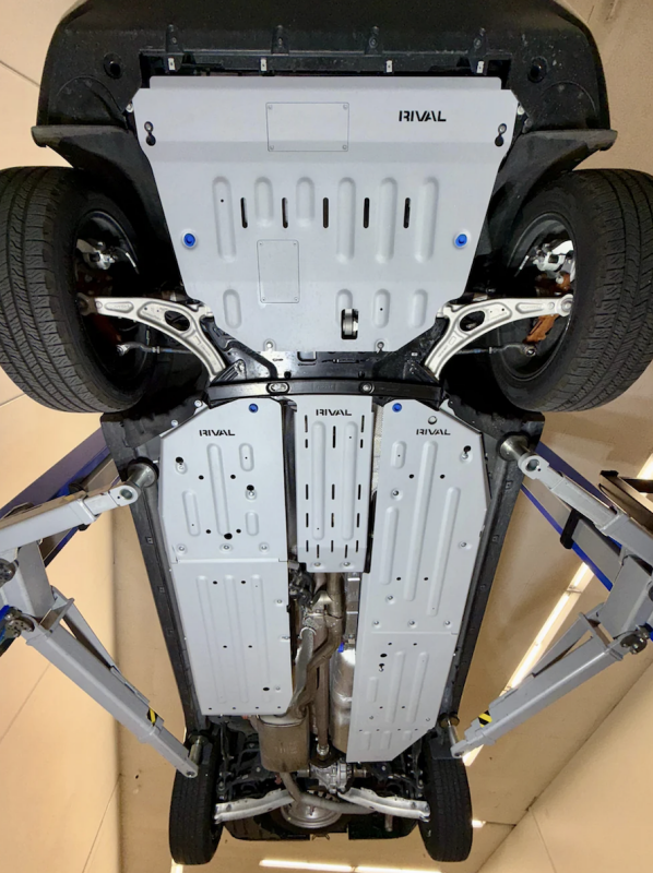 Rival 22-26 Ford Ranger Ford Maverick Hybrid Aluminum Driver Underside Skid Plate