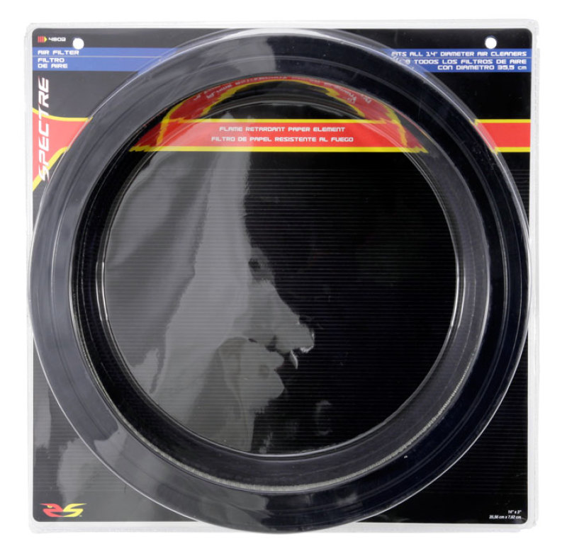 Spectre Round Air Filter 14in. x 3in. - White (Paper) thumbnail 8