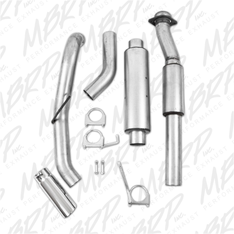 MBRP 11-13 Ford F150 SVT Raptor 6.2L EC-SB/CC-SB 3.5in Cat Back Single Exit Alum Exhaust System thumbnail 8