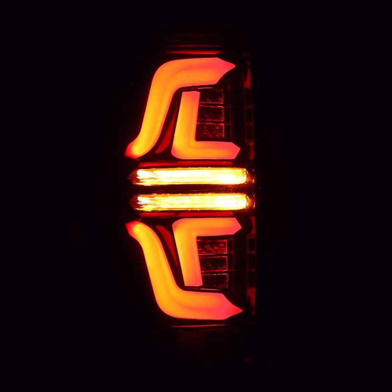 AlphaRex 17-19 Ford F250 Super Duty PRO-Series LED Tail Lights Jet Black (w/o Blind Spot Sensor) thumbnail 6