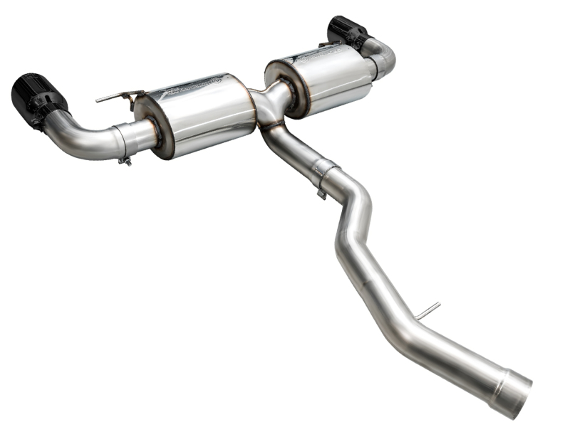 AWE 19-23 BMW 330i / 21-23 BMW 430i Base G2X Touring (Excl. Conv) Axle-Back Exhaust - Diamond Black