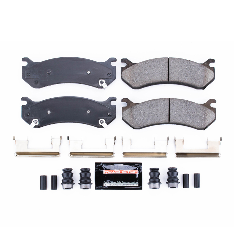 Power Stop 00-06 GMC Yukon XL 1500 Front Z23 Coated Kit w/Calipers (1x psbZ23-785, 2x psbAR8640EVC, 1x psbS4728) thumbnail 2