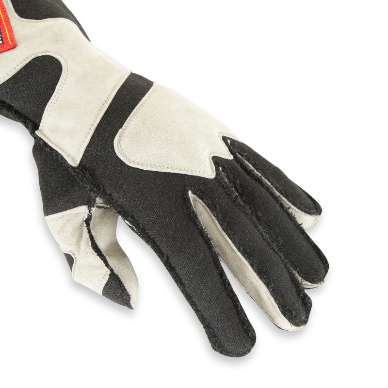 RaceQuip SFI-5 Gray/Black Large Outseam w/ Closure Glove thumbnail 5