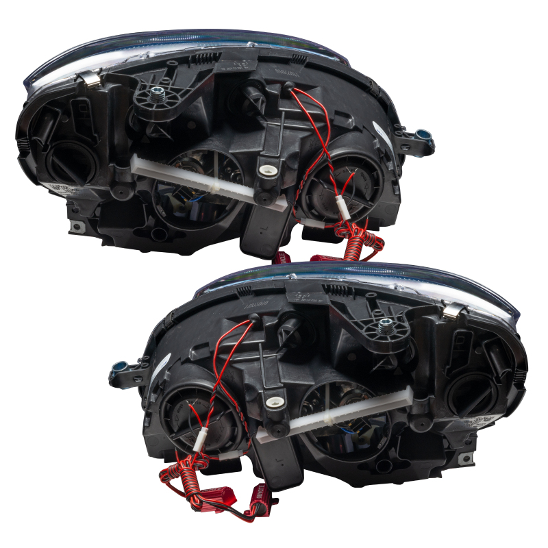 Oracle 08-11 Mercedes Benz C-Class Pre-Assembled Headlights - Chrome Housing - White