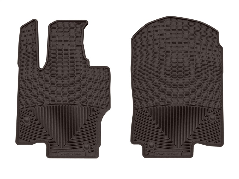 WT Rubber Mats - Front - Cocoa