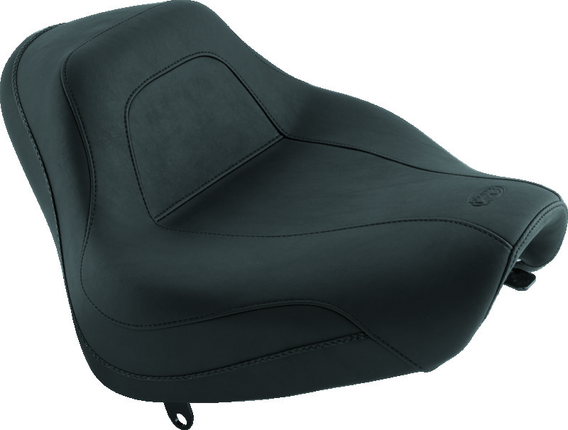 Mustang 00-07 Harley Softail Deuce Sport Touring Solo Seat - Black