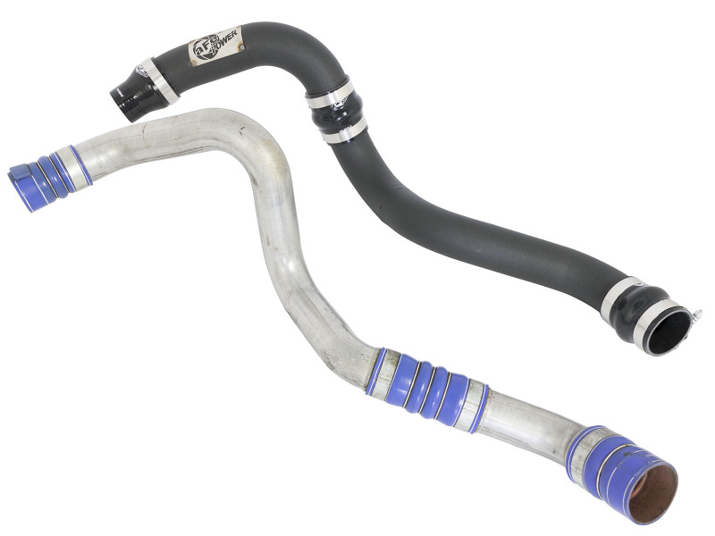 BladeRunner 3 IN Aluminum Hot and Cold Charge Pipe Kit Black