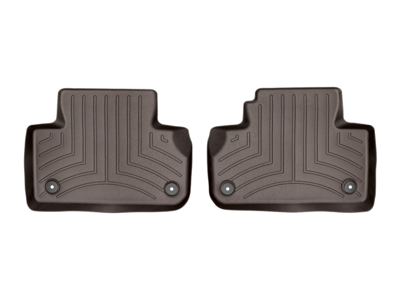 WeatherTech 2018+ Audi Q5/SQ5 Rear FloorLiner - Cocoa