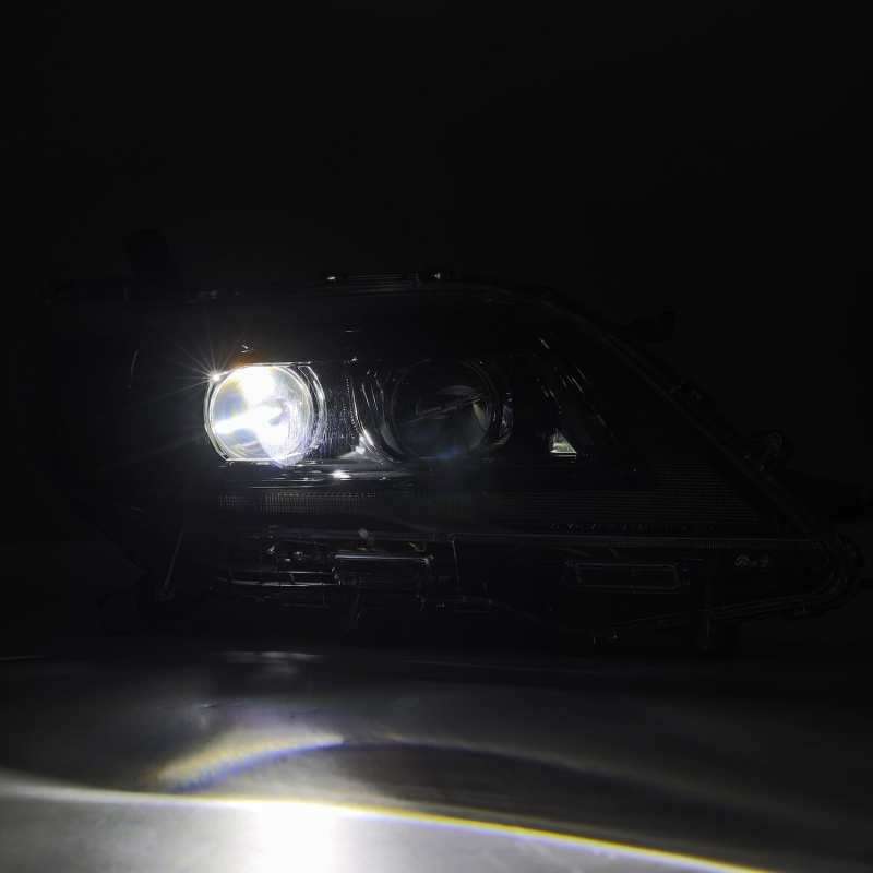 AlphaRex 11-21 Toyota Sienna LUXX LED Proj Headlights Plank Style Alpha Black w/Seq Signal/DRL thumbnail 6